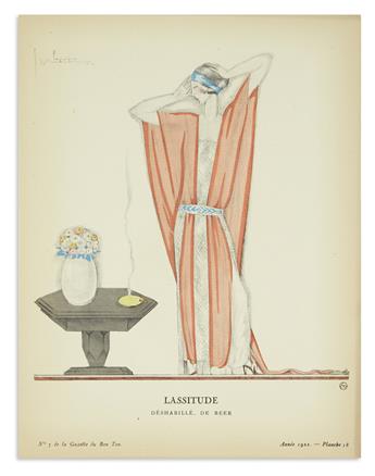 (COSTUME.) Gazette du Bon Ton. Approximately 95 plates from the magazine, by various artists.